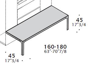 Tavolini More H45 cm