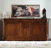 VI10 Argentiera con ripiani in cristallo (smontabile) l 161 x p 45 x h 214 Display cabinet with crystal shelves (can be disassembled) W 63 3/8 x D 17 3/4 x H 84 1/4 Art.