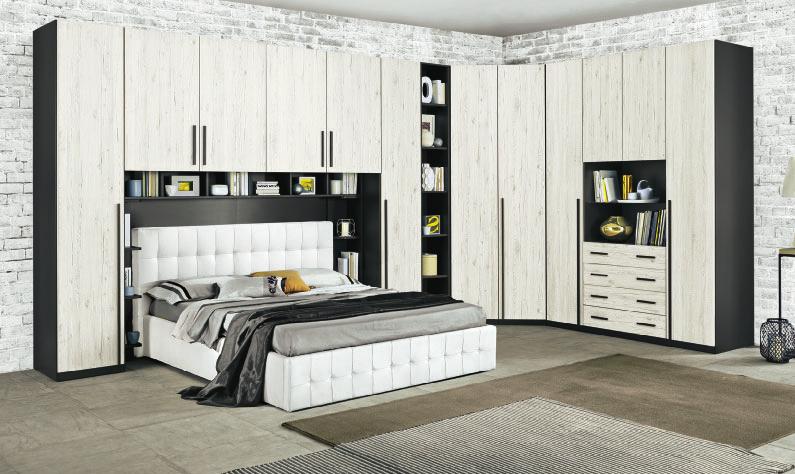 512 419 PONTE 6 ANTE cm 319x60x250h Esclusi letto, materasso e librerie sottoponte IN24 ORE 3 1 SCONTO IVA Dal 01/04/2019 al 02/06/2019 Mondo