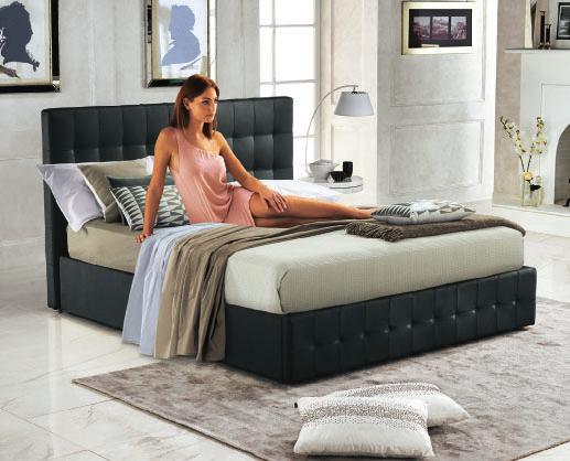 Disponibili anche nella versione similpelle bianco: LETTO