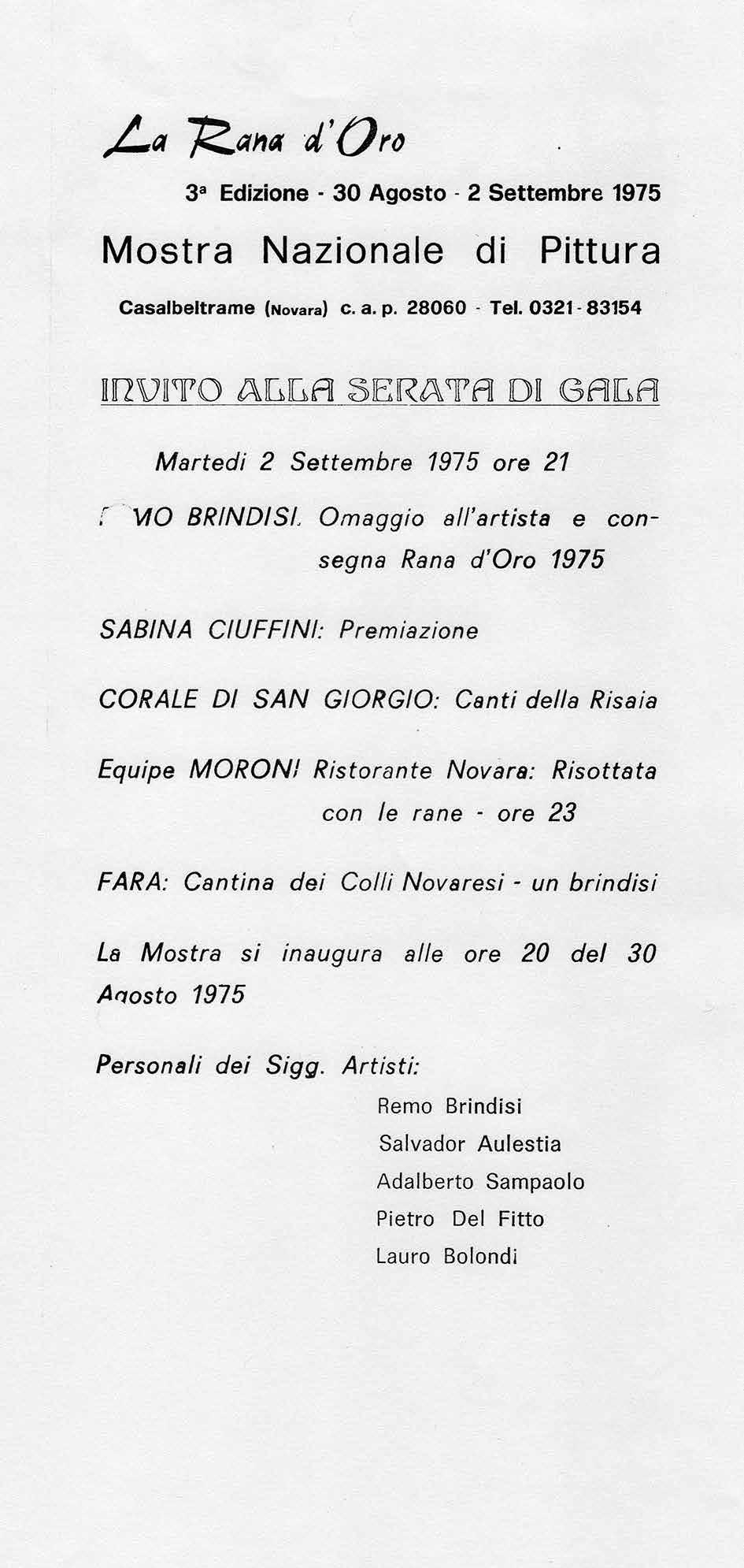 2 archivio Associazione Arpitesca archivio Associazione Arpitesca 3 Remo Brindisi Nacque a Roma nel 1918.