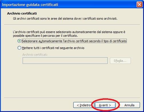 Figura 13 Procedere selezionando il pulsante Avanti. Al termine premere il pulsante Fine.