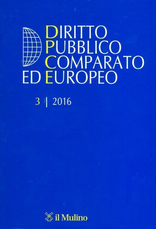 DIRITTO PUBBLICO COMPARATO ED EUROPEO