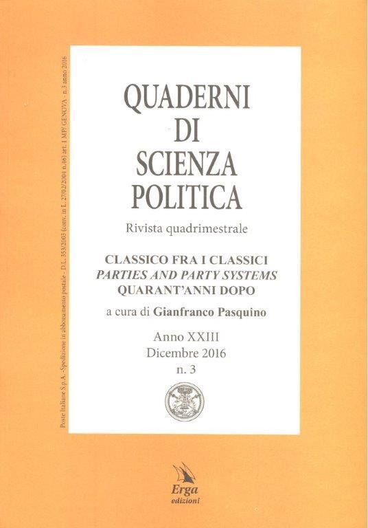 QUADERNI DI SCIENZA POLITICA