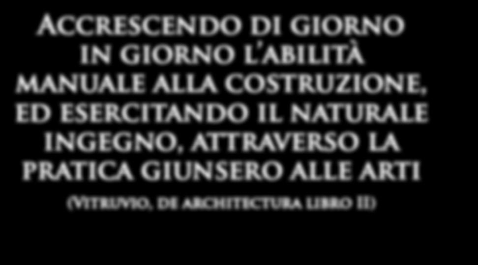 murature del Mausoleo di Augusto Responsabilizzazione sulla buona riuscita del lavoro