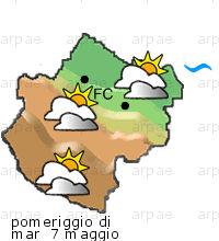 bollettino meteo per la provincia di Forlì-Cesena weather forecast for the Forlì-Cesena province costa coast Temp MAX 15 C 13 C 8 C Pioggia Rain 0-2mm 2-5mm 2-5mm Vento Wind 49km/h 67km/h 64km/h