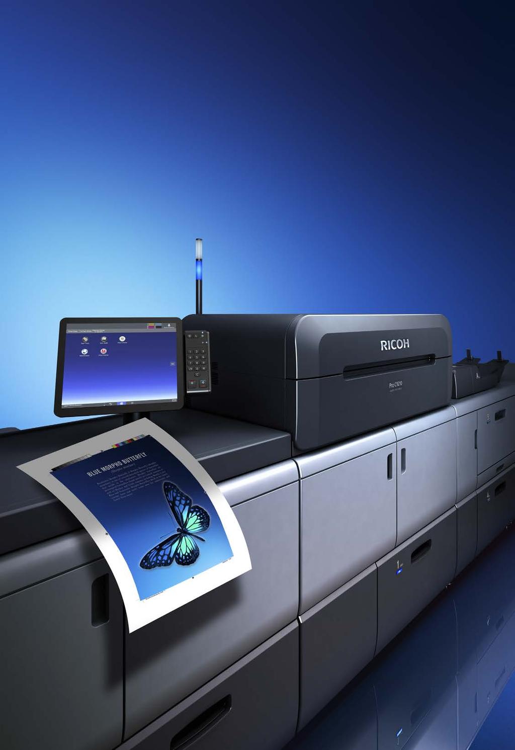 La stampante digitale che produce stampe dalla qualità offset Quando il lavoro di stampa è intenso, è importante poter fare affidamento su una piattaforma versatile e produttiva.