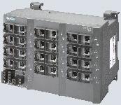 SCALANCE X-000 / X-100 Soluzione economica per la realizzazione di piccole struttura a stella o lineari con funzionalità di switching in isole di macchine o di impianti Robusta custodia in metallo