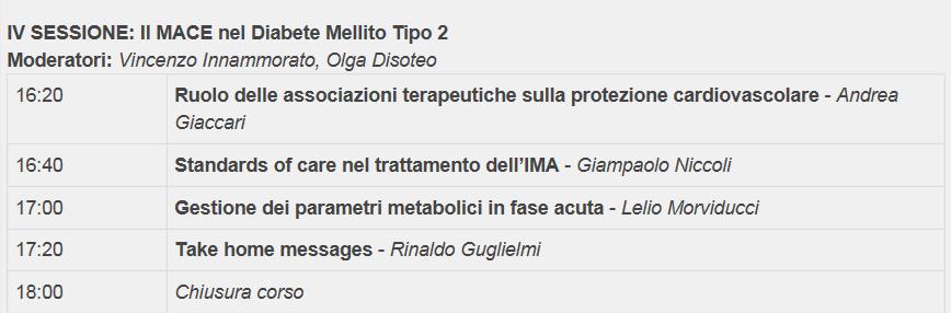 Diabete Mellito Tipo 2 e Rischio CV: Uptodate