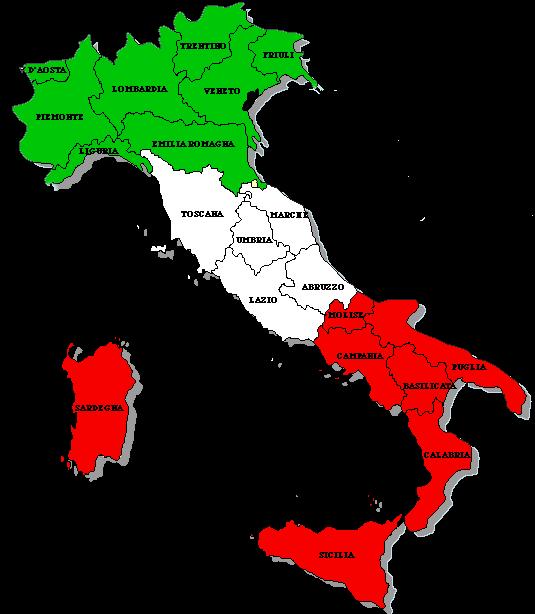 Master Franchise Regions of Italy Master Franchise fees per