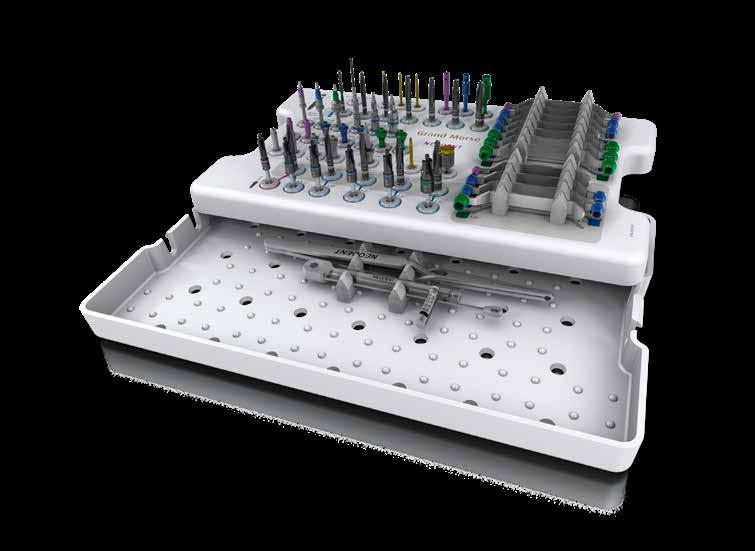 Grand Morse Guided Surgery Surgical Kit Custodia polimerica autoclavabile. Il kit consente l uso di impianti Helix GM e Drive GM nella tecnica Guided Surgery. 065 Articoli 110.296 103.395 125.100 103.