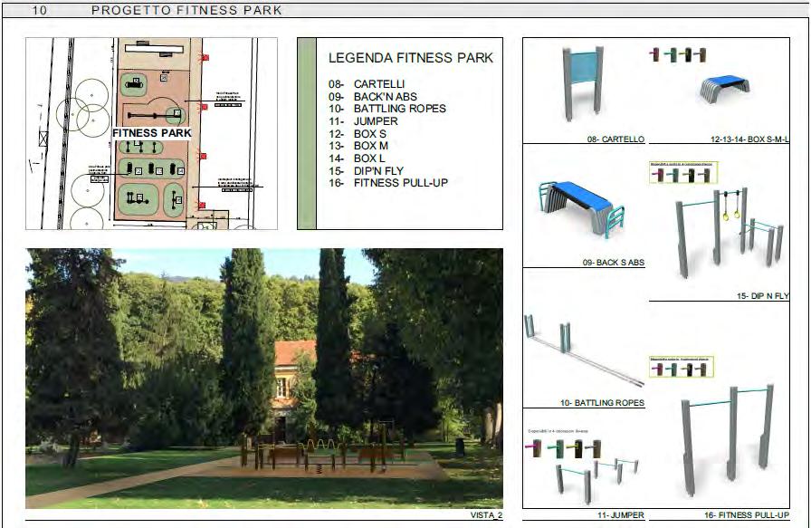 Riqualificazioni aree sportive parco Sam Quilleri (2018) Progetto esecutivo di