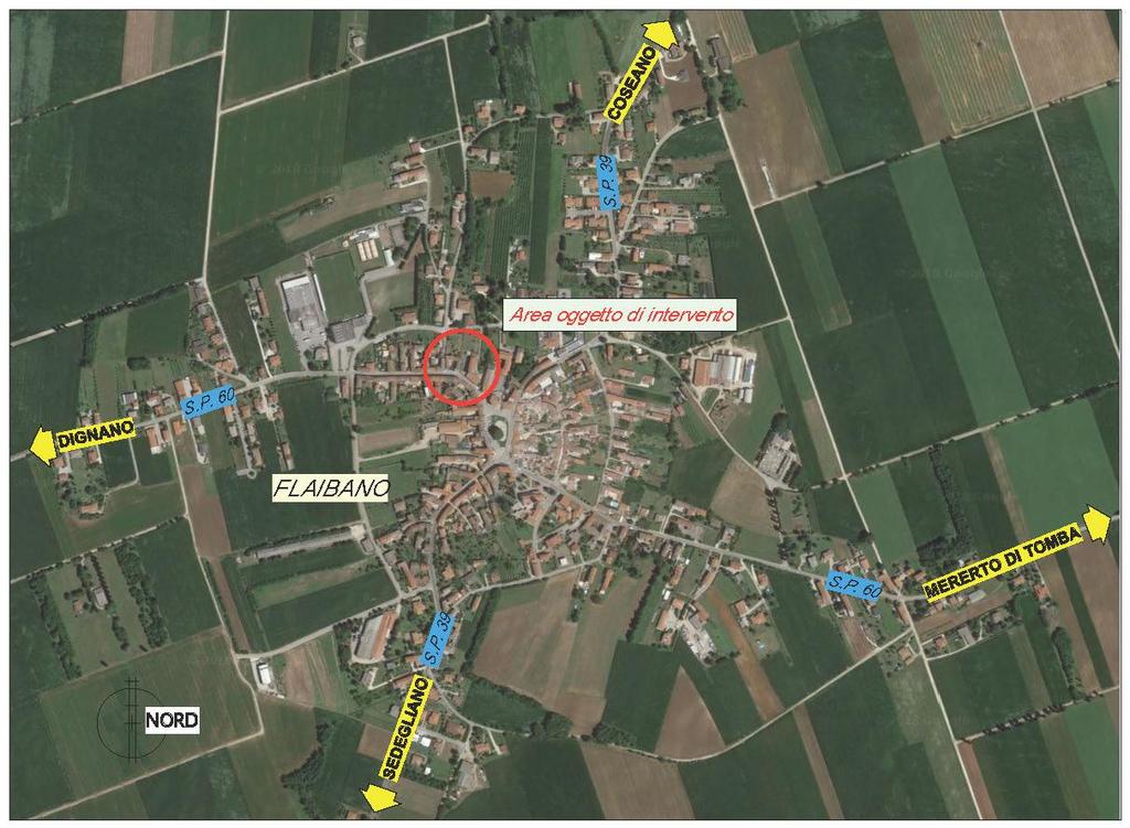 Figura 1: inquadramento territoriale 2. CARATTERISTICHE DELLA VARIANTE 2.1.a Il Piano Regolatore vigente Il Comune di Flaibano è dotato di Piano Regolatore Generale Comunale approvato on Delibera del Consiglio comunale n.