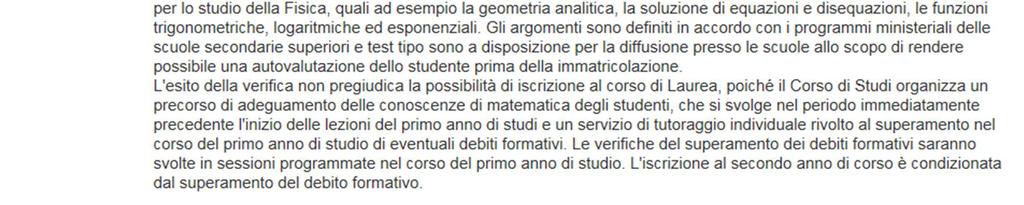 per le competenze di matematiche.