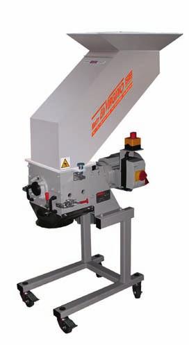 selezionatrice ø Screen size 5 These slow-speed granulators 270/180, 270/300 and 270/430 have been