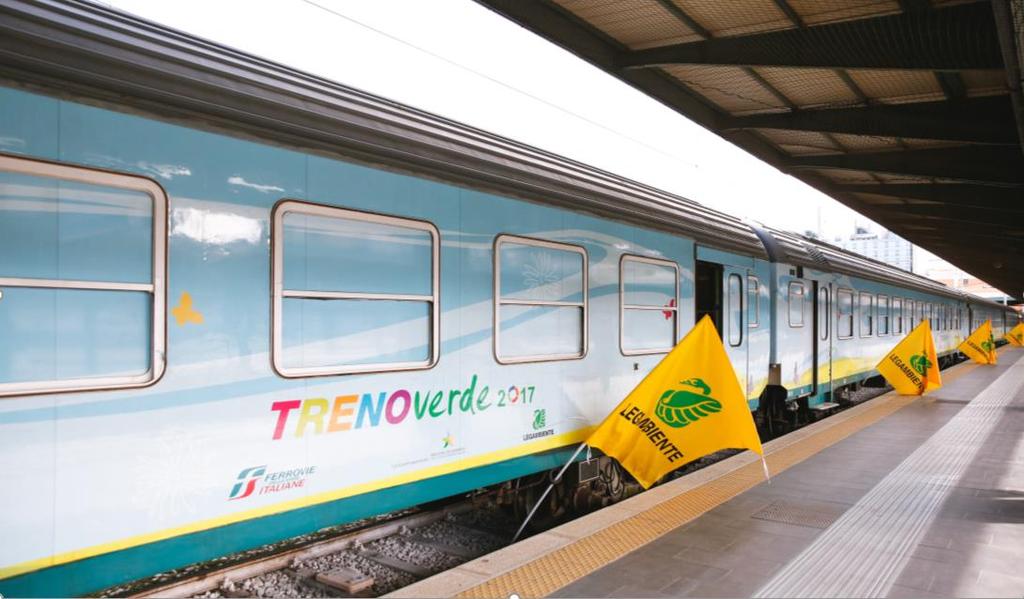 Il Gruppo FS in prospettiva Il Treno Verde e gli obiettivi Il Treno Verde è una campagna storica itinerante di Ferrovie dello Stato Italiane e Legambiente per sensibilizzare sullo stato di salute dei