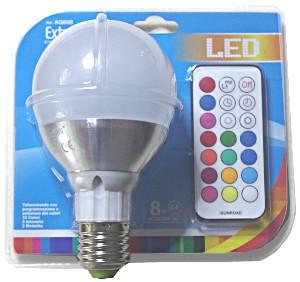 Sferetta led 450 lumen 45x80mm 230-30000h 3000K -E27 - Med - RAEE 0,,20