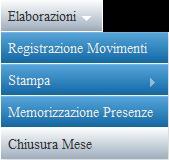 memorizzazione; - non consente la modifica delle presenze e