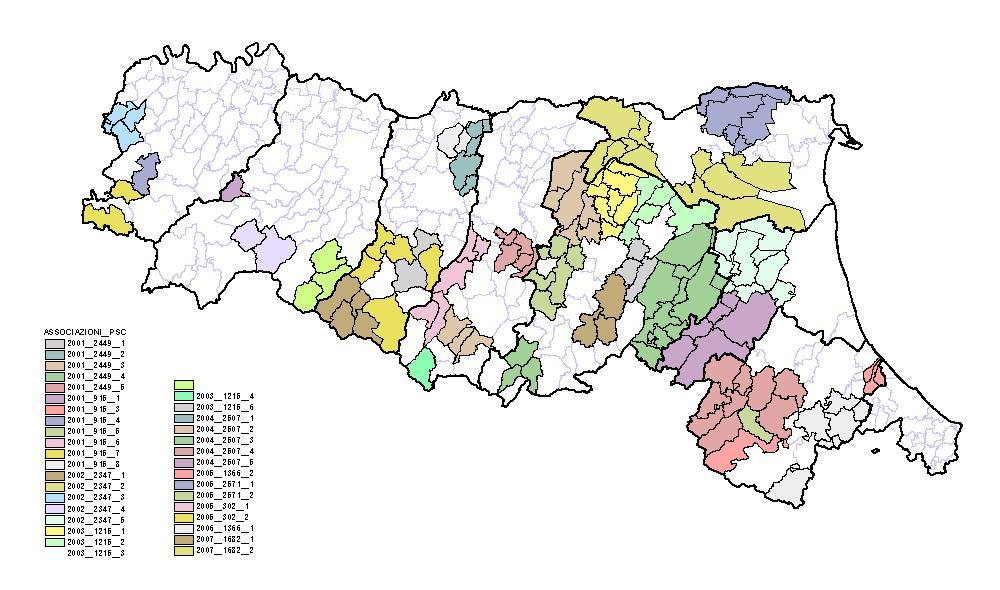 ANNI 2001-2007 Stato della pianificazione urbanistica in Emilia-Romagna elaborazione