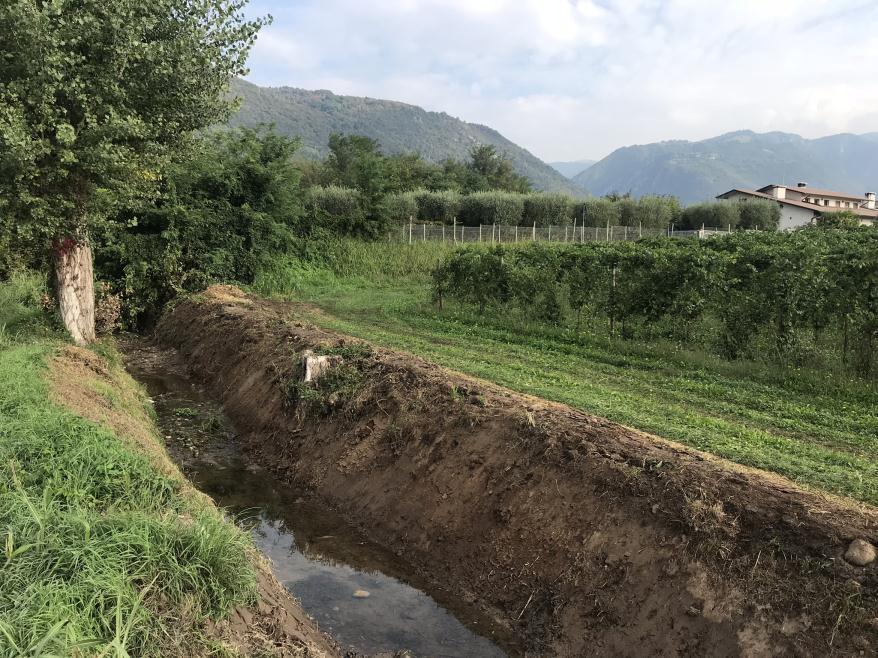 Storta; a Montegalda: sollevamento Settimo Montegalda, scolo Fratta, chiavica Paluella; a Mussolente: canaletta Biagioni, canaletta Scionea, roggia Luganella, roggia Volon, scolo Rio Giara, scolo Via