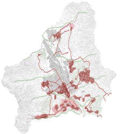 I PROGETTI-GUIDA DELLA RIQUALIFICAZIONE URBANA La dimensione strategica della proposta preliminare di Piano è delineata da tre Progetti-guida relativi a specifiche parti della città: a.