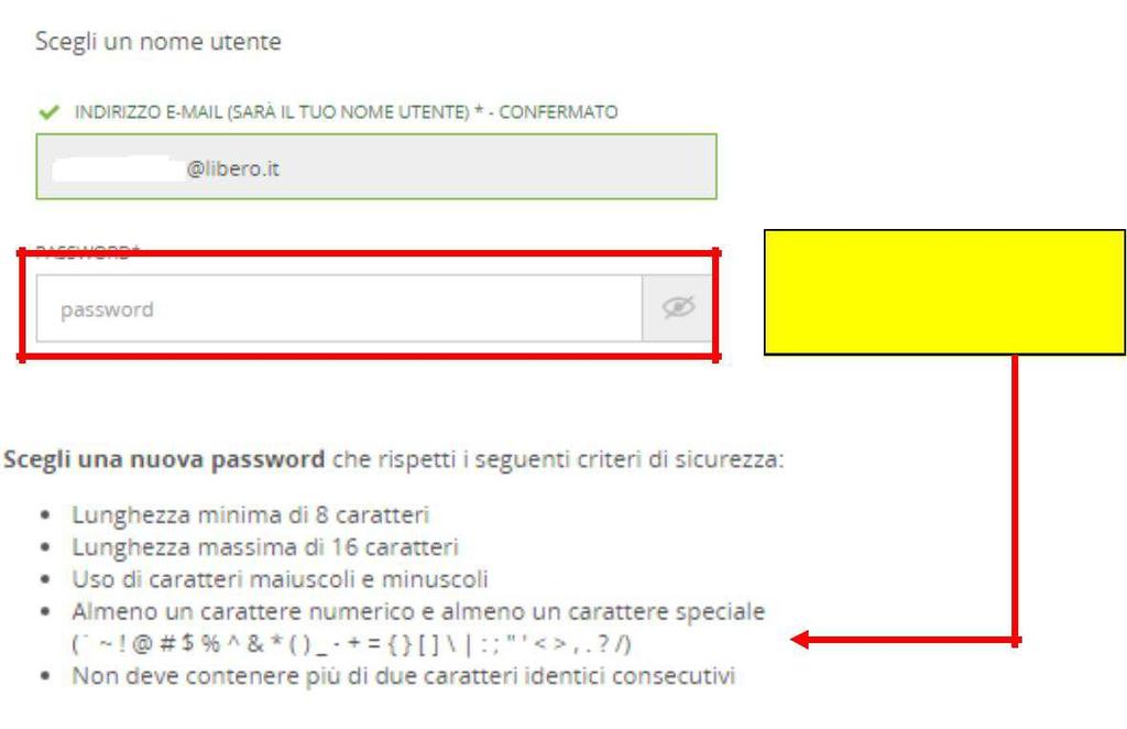 Digitare il codice evidenziato (meglio evitare il copia-incolla) e fare clic su Conferma Si deve ora entrare nella propria casella di posta elettronica e aprire il messaggio con oggetto: I: