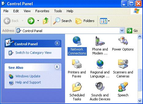 Guida Rapida Configurazione del PC per Windows XP 1.