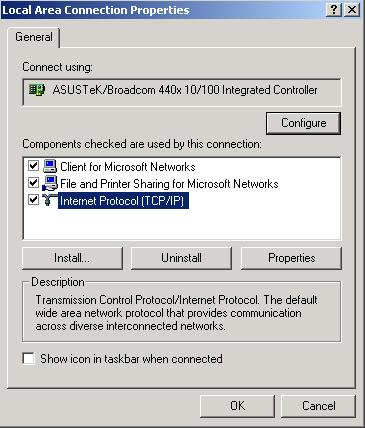 remote. 2. Cliccare due volte su Connessione alla rete locale. 3.