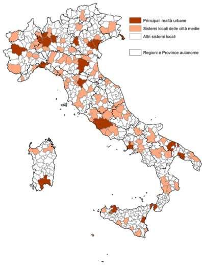 Nuove geografie (1) I Sistemi locali Sin dagli anni 80, l Istat ha utilizzato la geografia dei sistemi locali del lavoro per superare l artificialità delle delimitazioni amministrative, utilizzando i