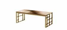 6 3064 MATRIX TAVOLINO COFFEE TABLE cm. L/W 120 - P/D 120 - H 40 in. W 47.2 - D 47.