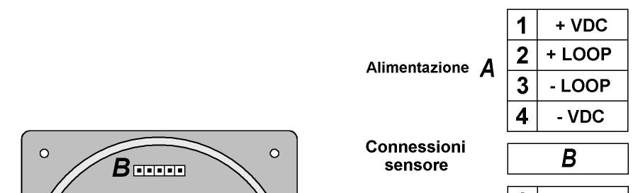 Connessioni elettriche posteriori Schemi di collegamento Alimentazione e Loop di