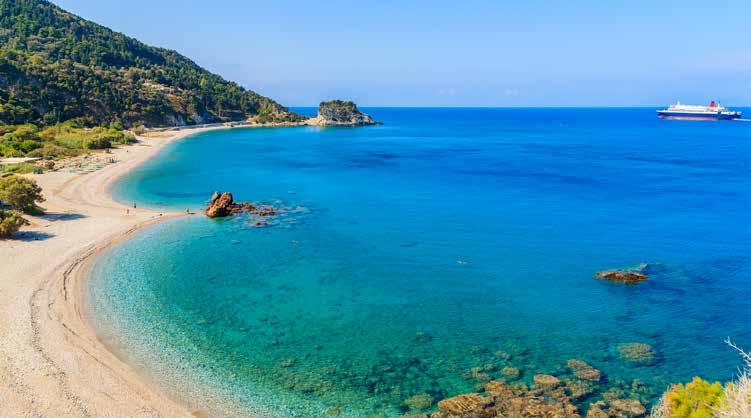 SAMOS Potami Beach Hotel Akrogiali Pension IDEALE PER: GIOVANI, COPPIE Una struttura semplice ed essenziale, a conduzione familiare, in posizione strategica di fronte alla spiaggia di Potokaki.