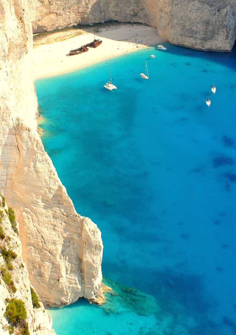 ZANTE Un' isola tutta da scoprire: la famosa spiaggia bianca del relitto, il Parco Nazionale Marino con la più