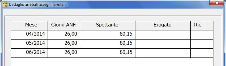 In tali campi il programma propone gli appositi codici voce 8303 e 8305 che, se non già presenti, vengono automaticamente creati in fase di conversione mediante il comando IMPVOCI.