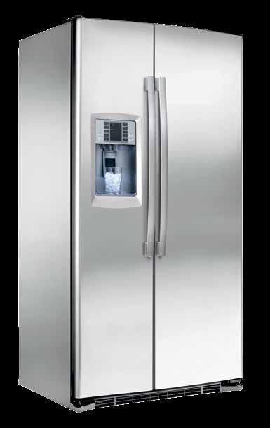 ORE30VGC Luxury Caratteristiche tecniche American Style ORE30VGCSSX porte e laterali inox con maniglie a mezzaluna inox Side by Side Totale litri (lordi/netti): 840/686 (516/472 frigo - 324/214