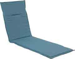 schienale reclinabile, vassoio estraibile, dimensioni: 200 x 70 x h 33 cm, cuscino non