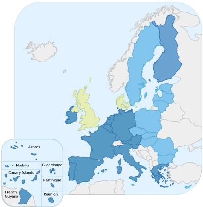 più Cipro e Malta Euro area Member States Member States which have not yet