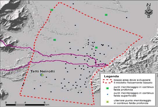 ATTIVITÀ SUL TERRITORIO INSTALLAZIONE RETE MISURATORI PIEZOMETRICI COLLEGATI AL TELECONTROLLO SMAT E SONDA MULTI-PARAMETRICA A