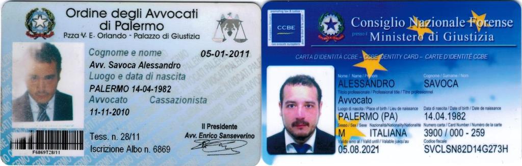 Alessandro Savoca Avvocato, Mediatore Civile Professionista Specializzato in Diritto Europeo avv.alessandrosavoca@pec.it Summary Cfr. pag.