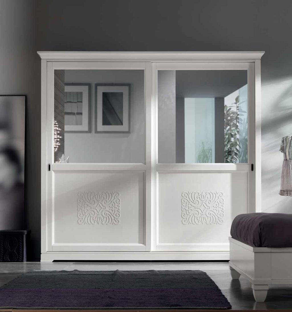 ART. 410 ARMADIO 2 ANTE SCORREVOLI CON SPECCHI WARDROBE WITH