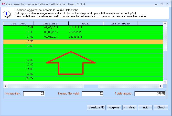 Per evitare successivi SCARTI da parte del cloud Agyo e per non rischiare di contabilizzare FE che non hanno ancora completato il flusso SDI è importante che i files di FE siano scaricati