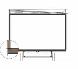 DATI CHASSIS STRUTTURA Rivestimento esterno - configurazione base Pianale PVC morbido grigio Truciolare V100 - spessore 22 mm Cappa aspirante Protezione fuochi Top cucina Faber-incasso Zona fuochi -