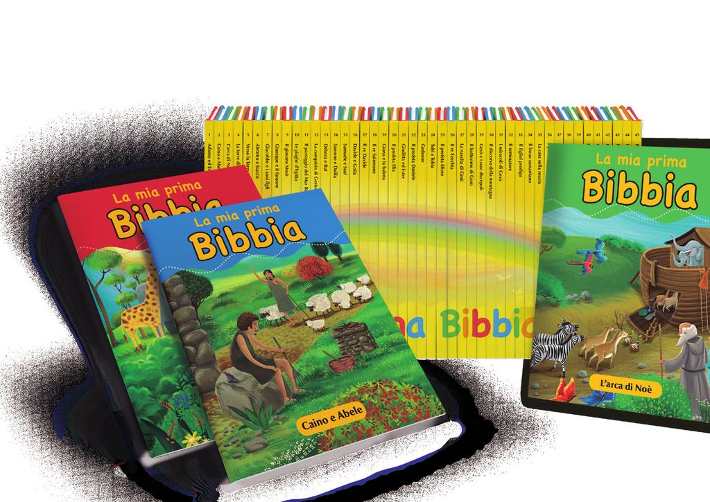 Una collezione per avvicinare i bambini alla lettura della Bibbia e agli insegnamenti di Gesù 45 libri