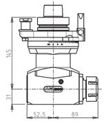 FAST LINE Massima velocità rotazione mandrino Max spindle speed giri/min rpm 10850 * Massima velocità rotazione utensile Max tool speed giri/min rpm 15500 * Rapporto di trasmissione Gear ratio 1:1.