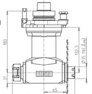 43 Attacco mandrino Spindle coupling HSK 63F ** Attacco utensile Tool coupling TWIN ER32 ER25 H180 29L0082094A ER32 - ER25 Diametro