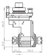 FAST LINE Massima velocità rotazione mandrino Max spindle speed giri/min rpm 6420 * Massima velocità rotazione utensile Max tool speed giri/min rpm 17000 * Rapporto di trasmissione Gear ratio 1:2,65