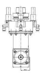 coupling HSK 63F ** Attacco utensile Tool coupling - Diametro codolo Tool shank diameter mm - Massimo diametro punta Max bit