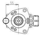 Lubrificazione Lubrication grasso grease Massima temperatura Max temperature C /F 75/167 Orientamento angolare Aggregate rotation