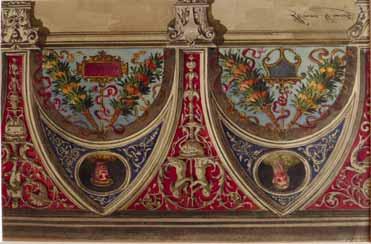L ultimo lavoro documentato di Rusca in Castello è la volta della Sala del Tesoro, eseguita non nel 1904, come suggeriva Arrigoni, ma nel 1913-1914 (64).