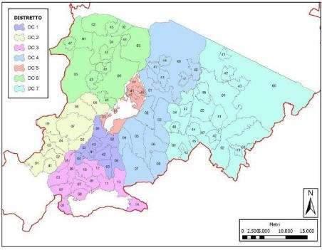 Nelle parti periferiche dell areale, dove i cervi sono più dispersi, le sotto-zone o sono sovrapponibili ad istituti come le AFV o sono più vaste, per permettere ai cacciatori di individuare i